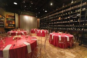 Modern event furniture rental setup in Tampa with lounge sofas and cocktail tables