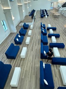 Velvet lounge furniture rental in Tampa FL for corporate events, weddings, VIP lounges and private parties